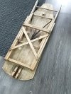 Item #417 — VINTAGE JRC Wood Ironing Board, Approx 56 inches long photo 4 of 4