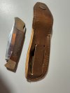 Item #530 — Vintage Folding Knife with Leather Sheat 3 inch blade photo 4 of 4