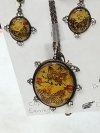 Item #4 — Vintage clip on earrings/necklace, exc cond photo 1 of 5
