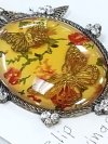 Item #4 — Vintage clip on earrings/necklace, exc cond photo 3 of 5