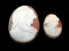 Item #126 — Two Cameo Brooches Largest 1.75 in photo 1 of 2