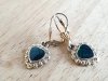 Item #301 — Vintage Silver Teardrop Earrings .5 in photo 1 of 2