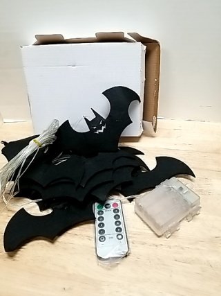 Item #82 — New Halloween Bat String Lights w/ Remote