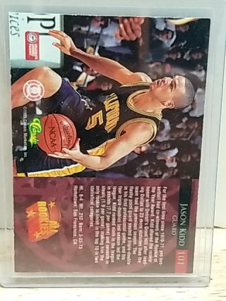 Item #27 — Jason Kidd Rookie Basketball Card photo 2 of 2