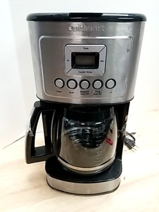 Item #327 — Cuisinart 12-Cup Coffee Maker Sells as is photo 1 of 4