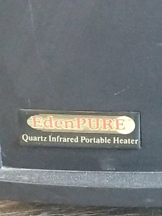 Item #45 — INFRARED Quartz Rolling Heater, tested and works photo 3 of 4