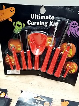 Item #37 — New Pumpkin Carving Kit with LED Lights photo 2 of 3