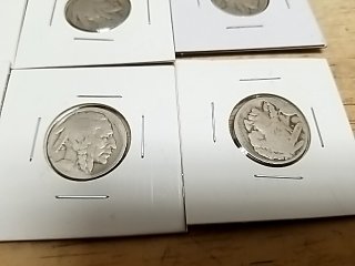 Item #93 — 6 Buffalo Nickels in Holders photo 3 of 6