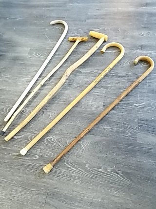 Item #22 — VINTAGE Wooden Walking Canes photo 4 of 4
