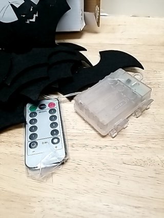 Item #82 — New Halloween Bat String Lights w/ Remote photo 3 of 4