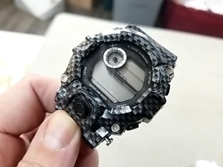 Item #474 — Carbon Fiber Digital Watch photo 3 of 4