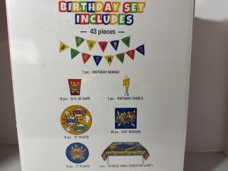 Item #502 — Happy Birthday Party Set photo 3 of 3