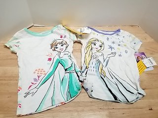 Item #342 — New Disney Princess Girls Shirts 5t