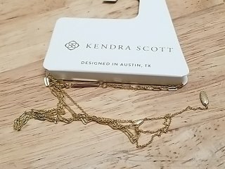 Item #16 — New Kendra Scott Gold Necklace photo 1 of 4
