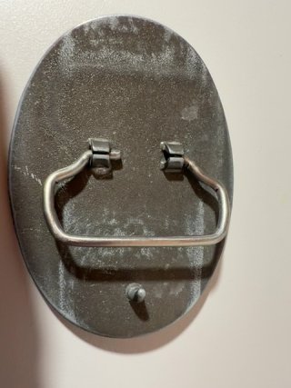 Item #512 — NRA belt buckle, 3.5 x 2.5 photo 2 of 2