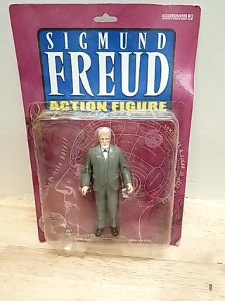 Item #36 — Sigmund Freud Action Figure, Figure itself stands 5 inch tall photo 1 of 3