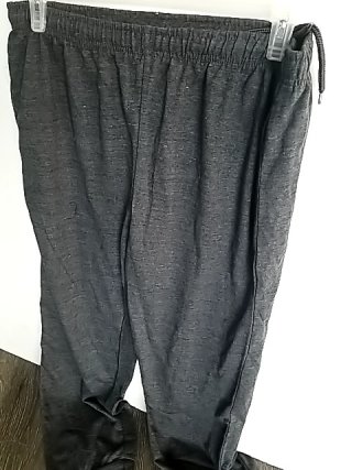 Item #549 — New Black Drawstring Pants Mens Large/XL, grey photo 2 of 2