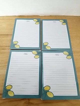 Item #276 — New Lemon Notepads 8 in photo 1 of 2