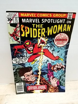 Item #62 — Marvel Spotlight Spider-Woman Comic #32 photo 1 of 4
