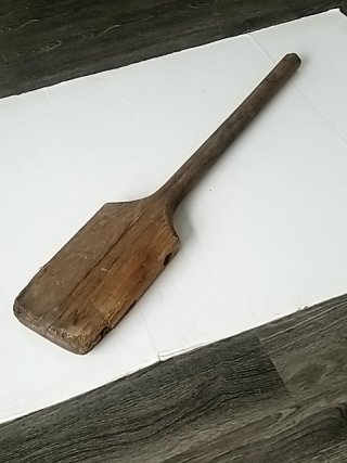 Item #423 — VINTAGE Wooden Paddle 40 inches long photo 1 of 4