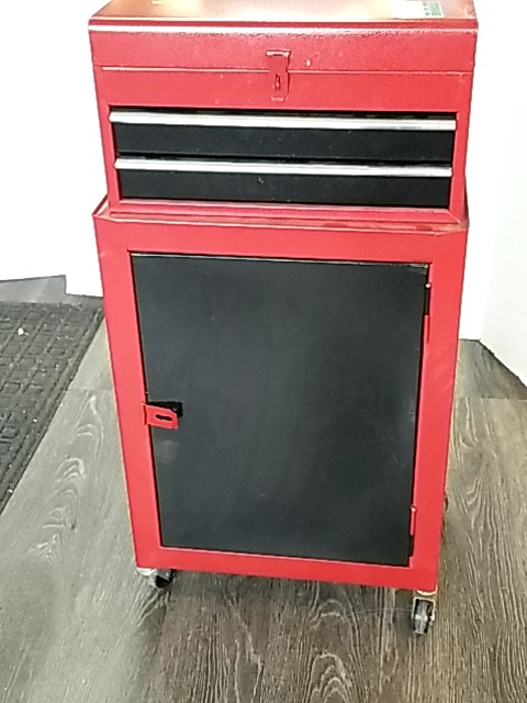 Item #6 — Rolling Tool Cabinet 33 by 17 by 11 inch, 2 piece photo 1 of 4