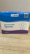Item #108 — New Heavy Duty White Spoons 140ct