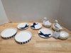 Item #427 — New trinket dishes, tallest approx 5 inch