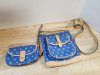 Item #35 — Dooney & Bourke Blue Bags Set