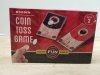 Item #100 — New Wooden Coin Toss Game Set