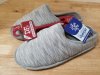 Item #219 — New Gray Comfort Slippers, 9-10