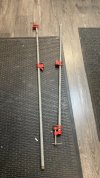 Item #403 — Pair of Pipe Clamps