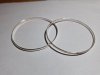 Item #51 — Sterling Silver bangle bracelets, 2.5 inch, marked 925