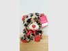 Item #451 — New Leopard Print Plush Bear 7 inch tall