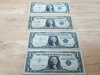 Item #575 — 4 Silver Certificate $1 Bills, 3 1957, 1 1935