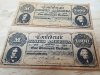 Item #581 — Pair of FAUX Promo Confederate $1000 Notes