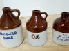 Item #648 — Vintage Ceramic Jugs Set, tallest,  5 in, exc cond