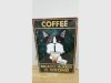 Item #609 — New Coffee Because Murder is Wrong Sign 10 by 8 inch