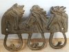 Item #18 — Metal Horse Head Wall Hooks, 9 in