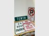 Item #658 — Vintage Parking Signs Lot