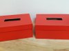 Item #240 — New Red Slotted Boxes Valentine's day
