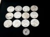 Item #20 — Silver quarters and dime