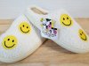 Item #580 — New Smiley Face Plush Slippers