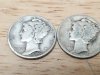 Item #56 — Pair of 1944 Mercury Dimes