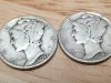 Item #59 — Pair of 1944 Mercury Dimes