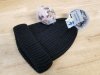 Item #585 — New Black Pom-Pom Beanie