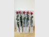 Item #674 — New Red Preserved Roses Set