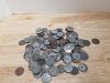 Item #57 — 130 steel wheat cents, 1943 P, D, and S