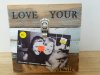 Item #481 — New Rustic Photo Clip Sign 8 by 8 inch