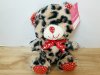 Item #711 — New Leopard Print Teddy Bear, 9 in