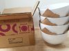 Item #47 — New White Ceramic Bowls Set
